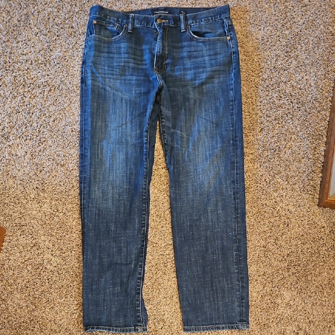Lucky Brand Mens Denim Straight Jeans